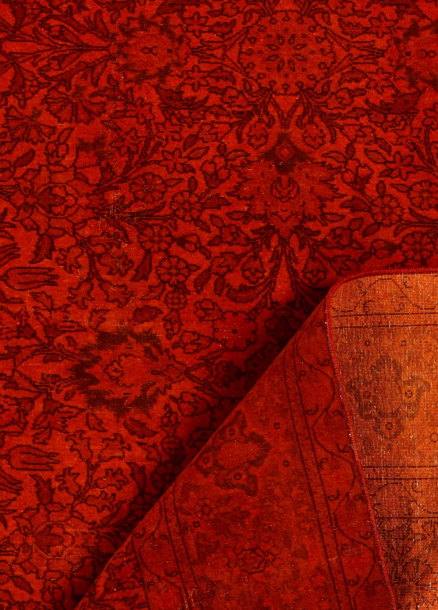 Ottoman Rose Vintage El Dokuma Yün Halı 275x206 cm