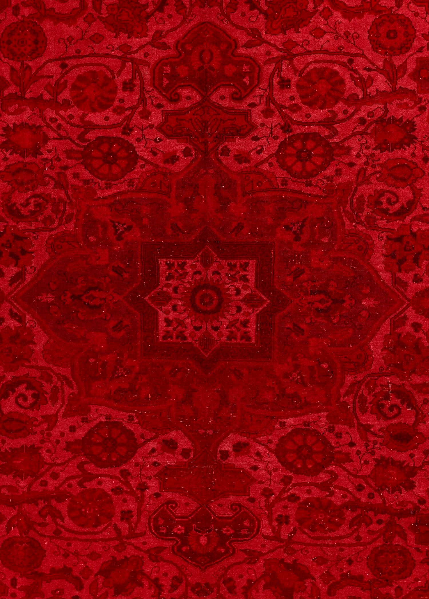 Ruby Vineyard Vintage El Dokuma Yün Halı 295x195 cm