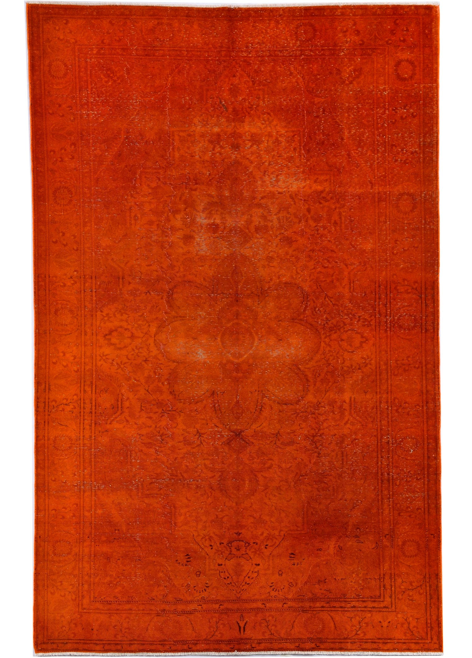 Rust Mirage Vintage El Dokuma Yün Halı 293x191 cm