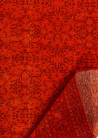 Sunset Petals Vintage El Dokuma Yün Halı 296x192 cm