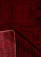 Shahmir Ruby Vintage El Dokuma Yün Halı 309 x 200 cm