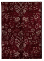 Crimoria Hand-Woven Wool and Silk Carpet 243x177 cm