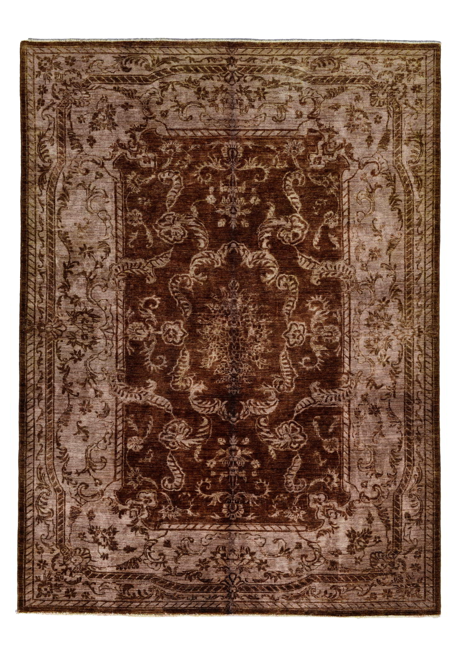 Baroque El Dokuma Yün Halı 232x170 cm