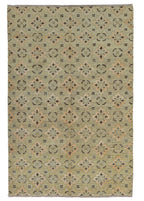 Jade Echo Hand-Woven Wool Carpet 185x123 cm