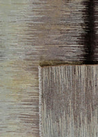 Myrren Hand-Woven Wool and Silk Carpet 213x153 cm