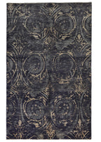 Veridra Hand-Woven Wool and Silk Carpet 306x195 cm