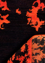 Ignara Hand-Woven Wool and Silk Carpet 296x199 cm