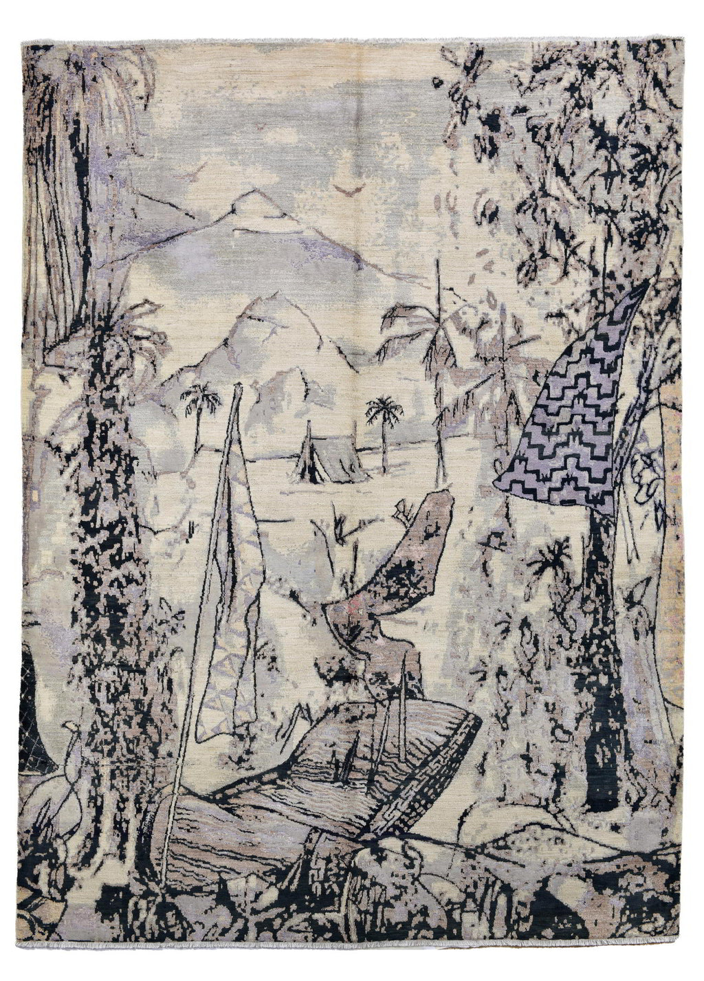 Calnor El Dokuma Yün ve İpek Halı 300x244 cm