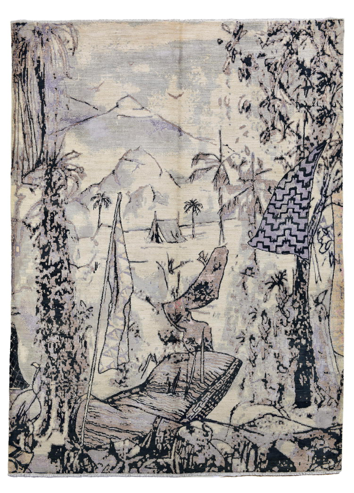 Calnor El Dokuma Yün ve İpek Halı 300x244 cm