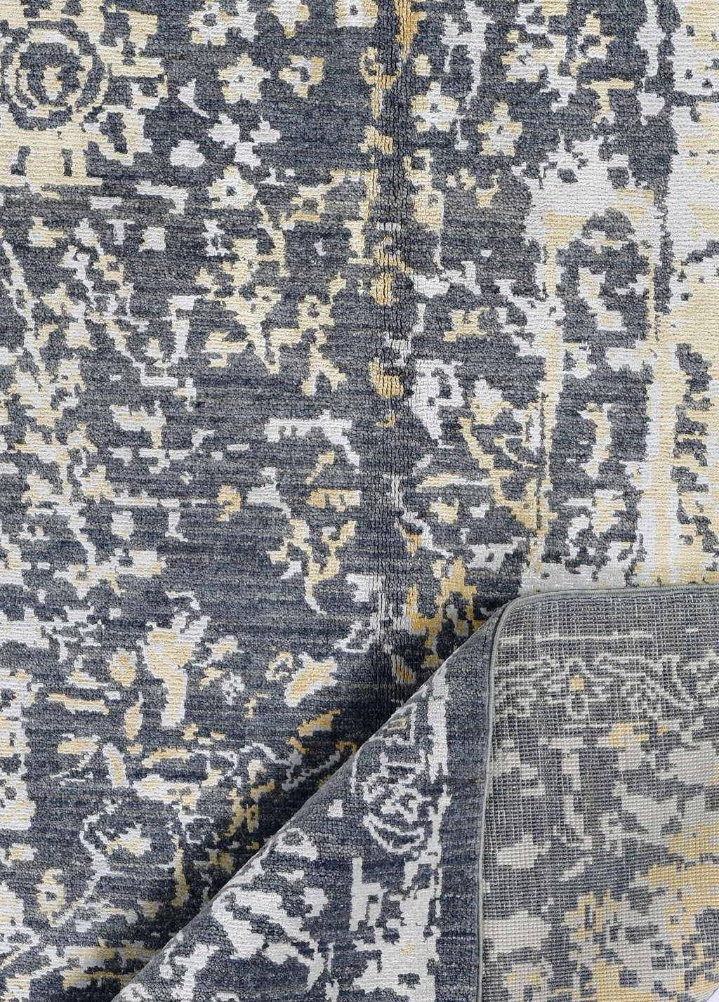 Grisette Hand-Woven Wool and Silk Carpet 295x235 cm