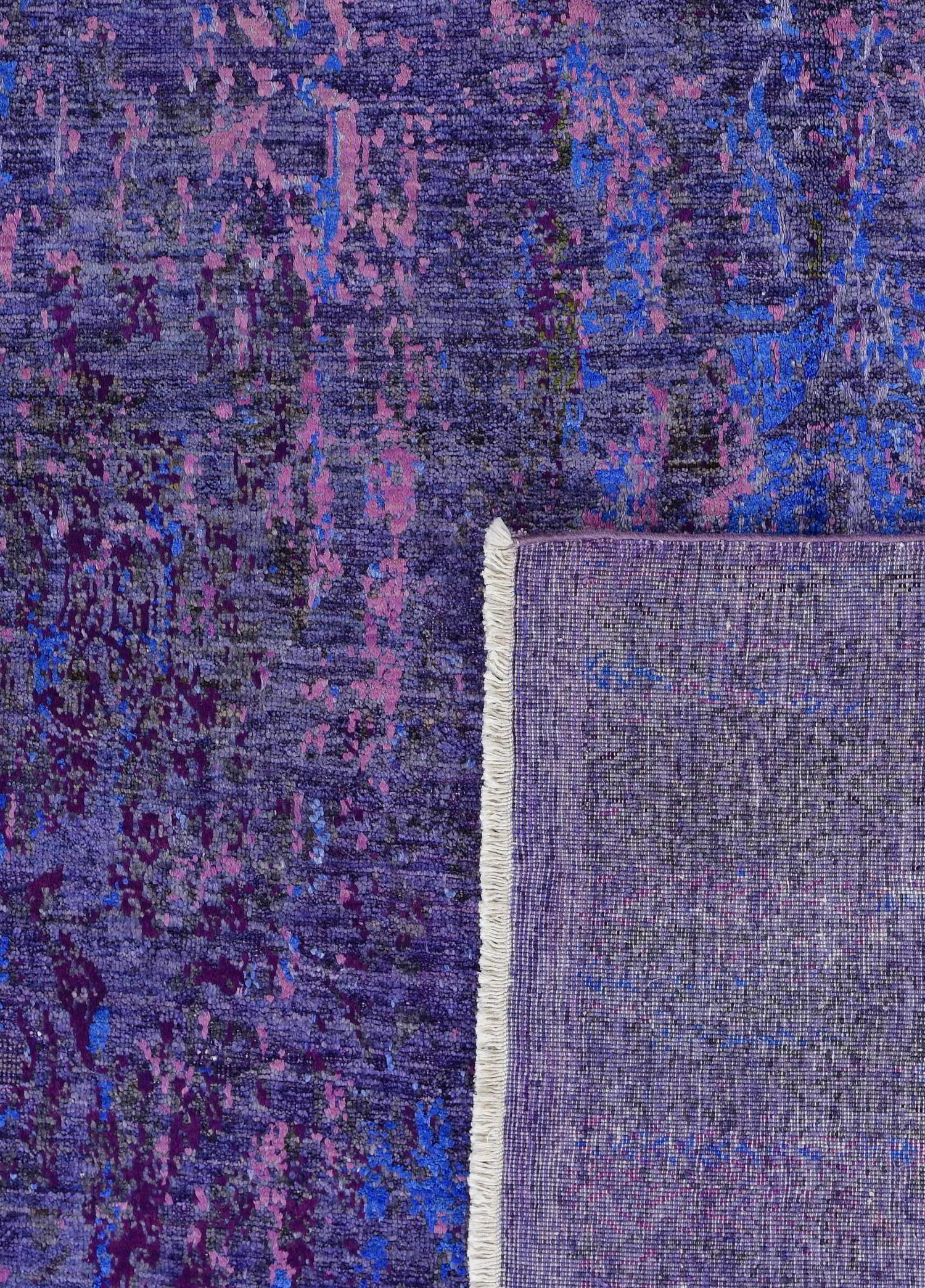 Virelle Hand-Woven Wool and Silk Carpet 296x190 cm