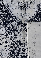 Ezvane Hand-Woven Wool and Silk Carpet 301x198 cm