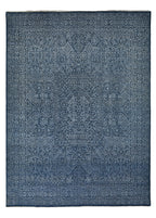 Myrrhan Hand-Woven Wool and Silk Carpet 307x245 cm