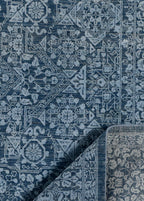 Myrrhan Hand-Woven Wool and Silk Carpet 307x245 cm