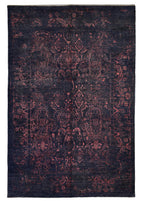 Vermara Hand-Woven Wool and Silk Carpet 291x199 cm
