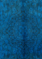 Azure Monarch Handwoven Wool 221x131 cm