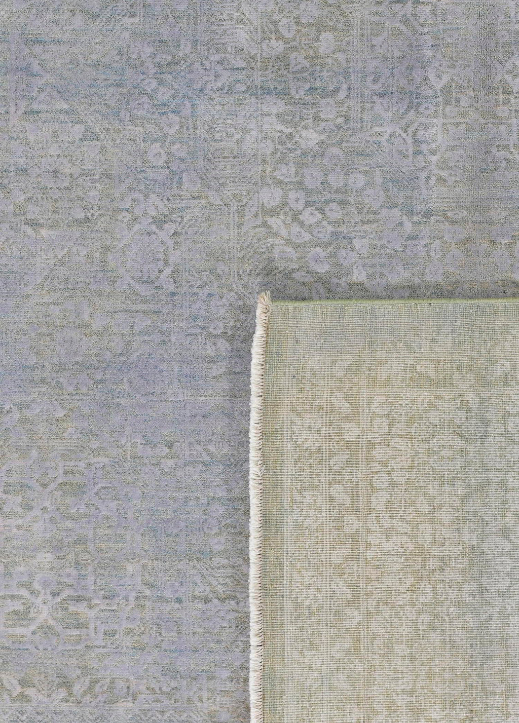 Lucelle Hand-Woven Wool and Silk Carpet 305x196 cm
