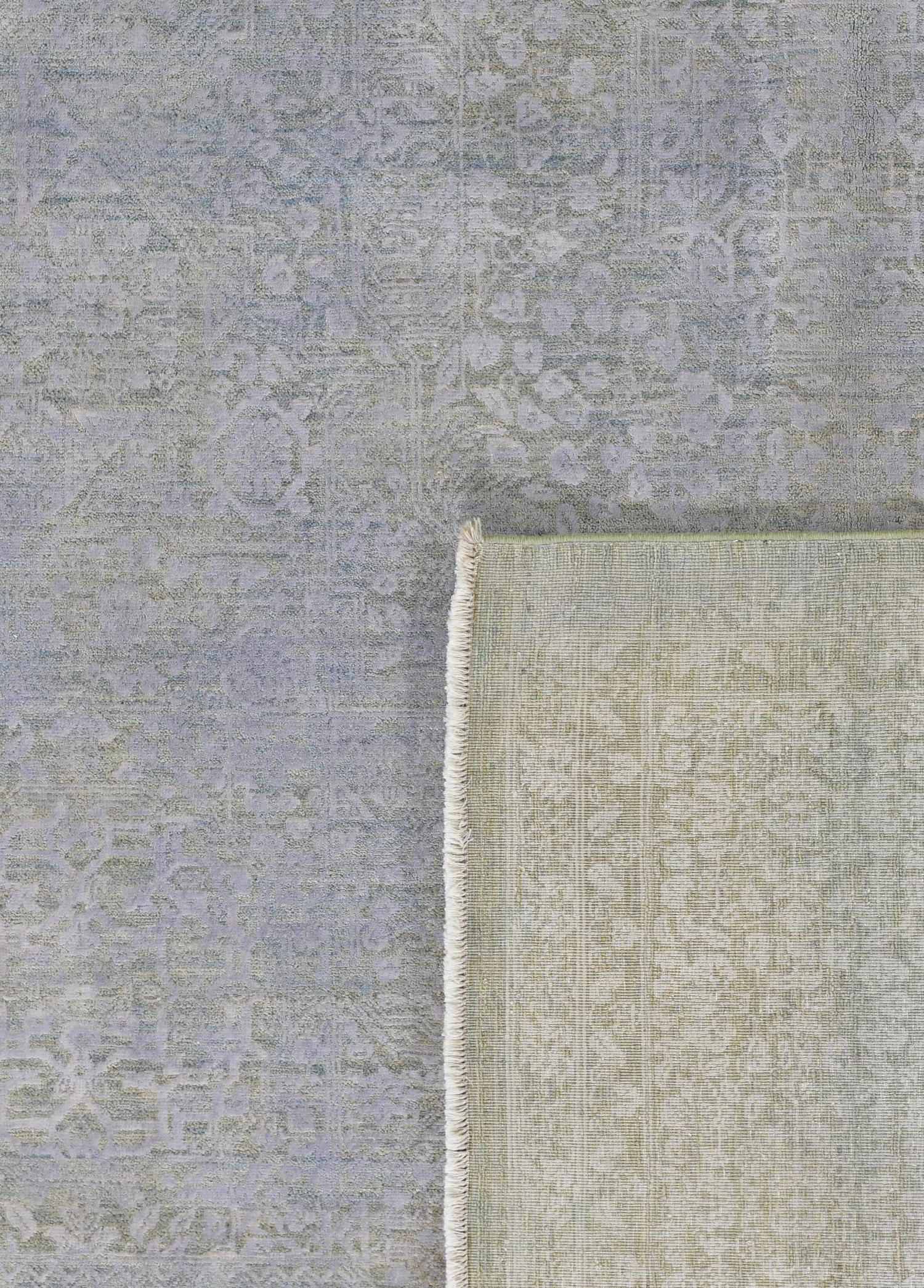 Lucelle Hand-Woven Wool and Silk Carpet 305x196 cm
