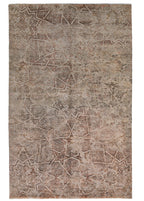 Kireya Hand-Woven Wool and Silk Carpet 305x196 cm