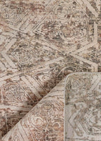 Kireya Hand-Woven Wool and Silk Carpet 305x196 cm