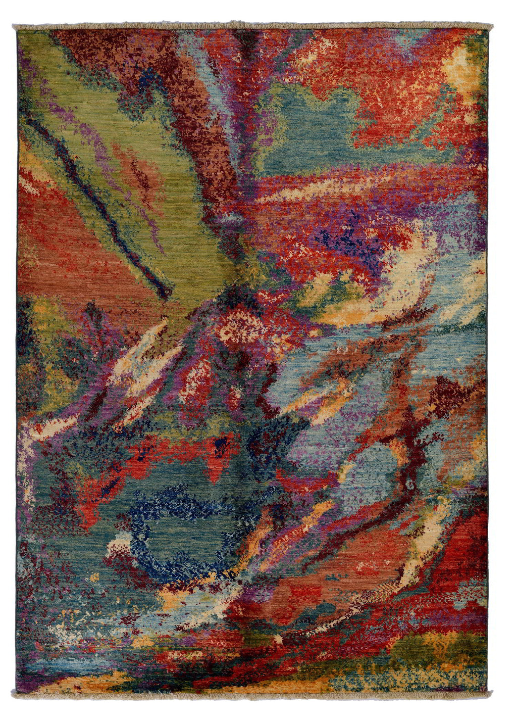 Virelia Hand-Woven Wool Carpet 207x150 cm