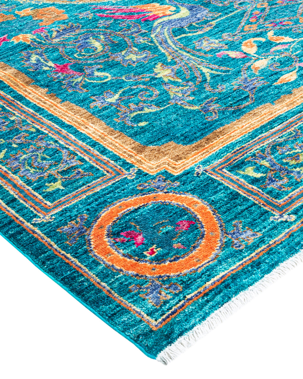 Stratford Hand-Woven Wool and Silk Rug 228x158 cm