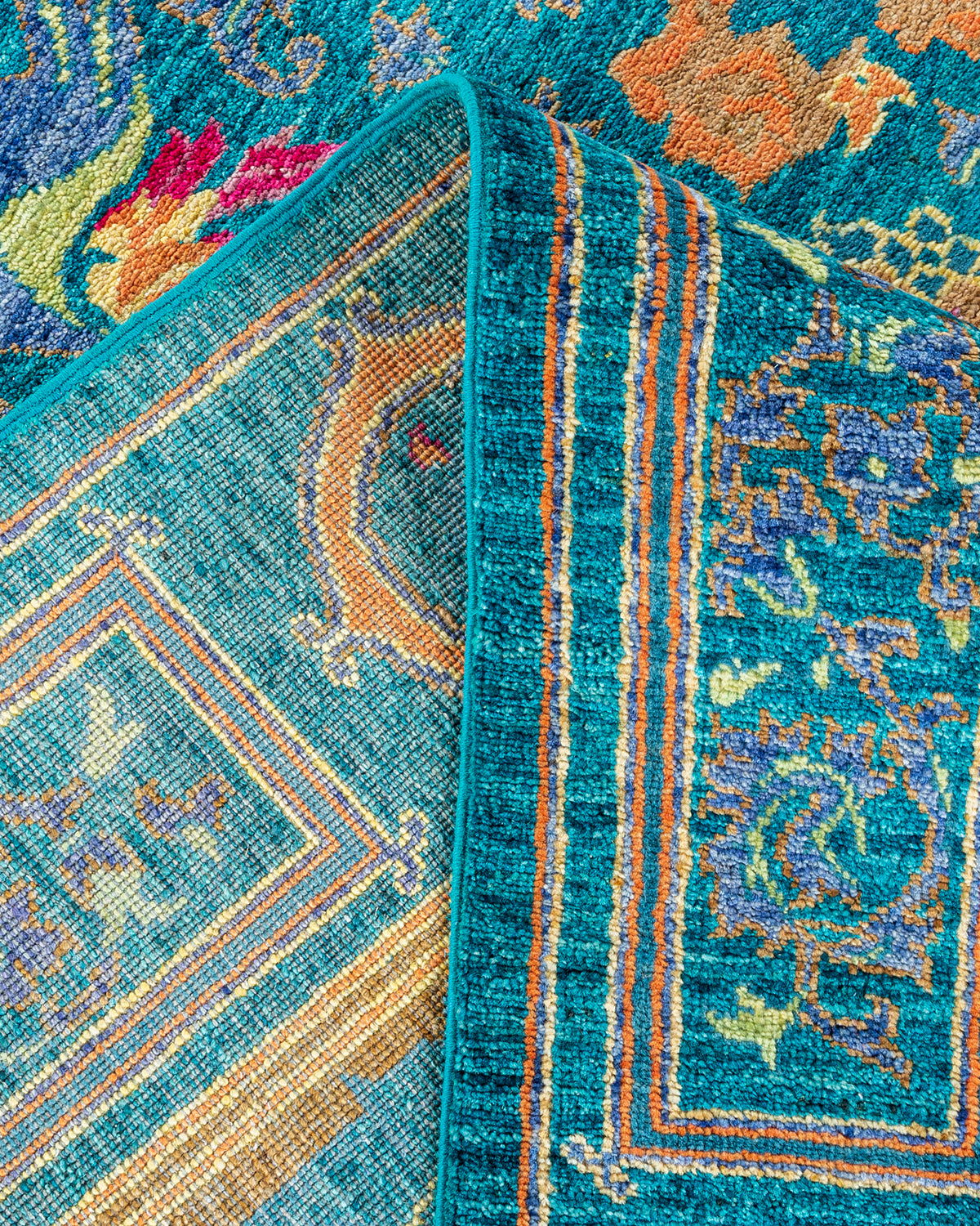 Stratford Hand-Woven Wool and Silk Rug 228x158 cm