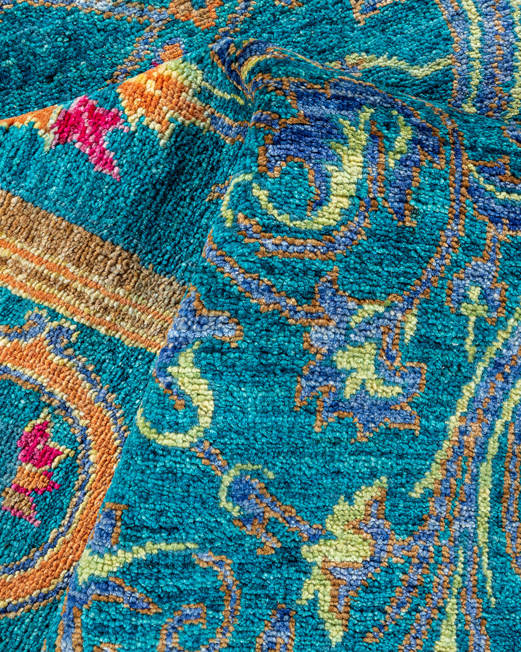 Stratford Hand-Woven Wool and Silk Rug 228x158 cm