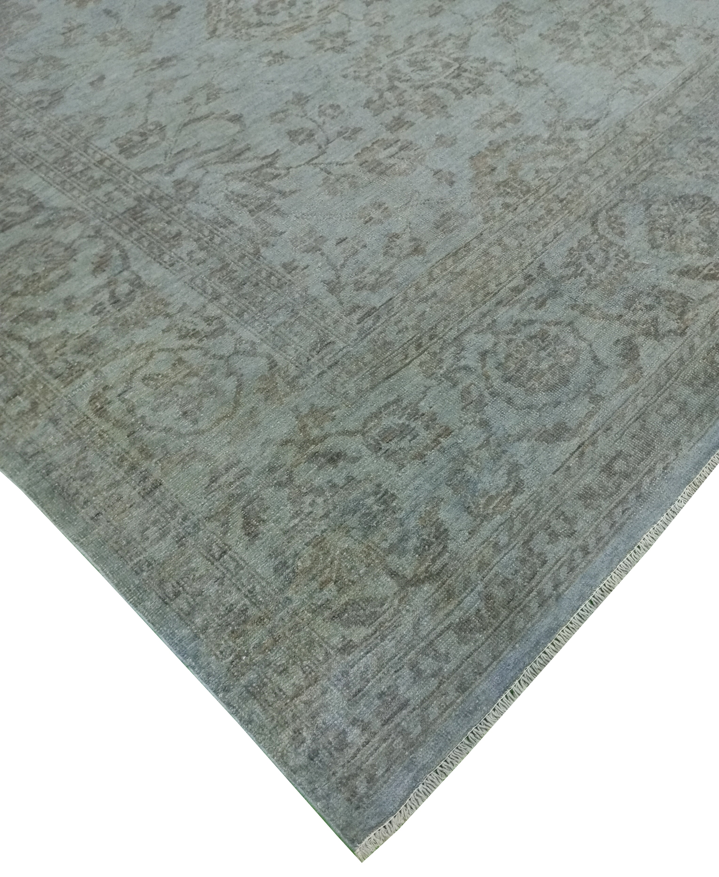 Olive Dusk El Dokuma Yün Halı 281x241 cm