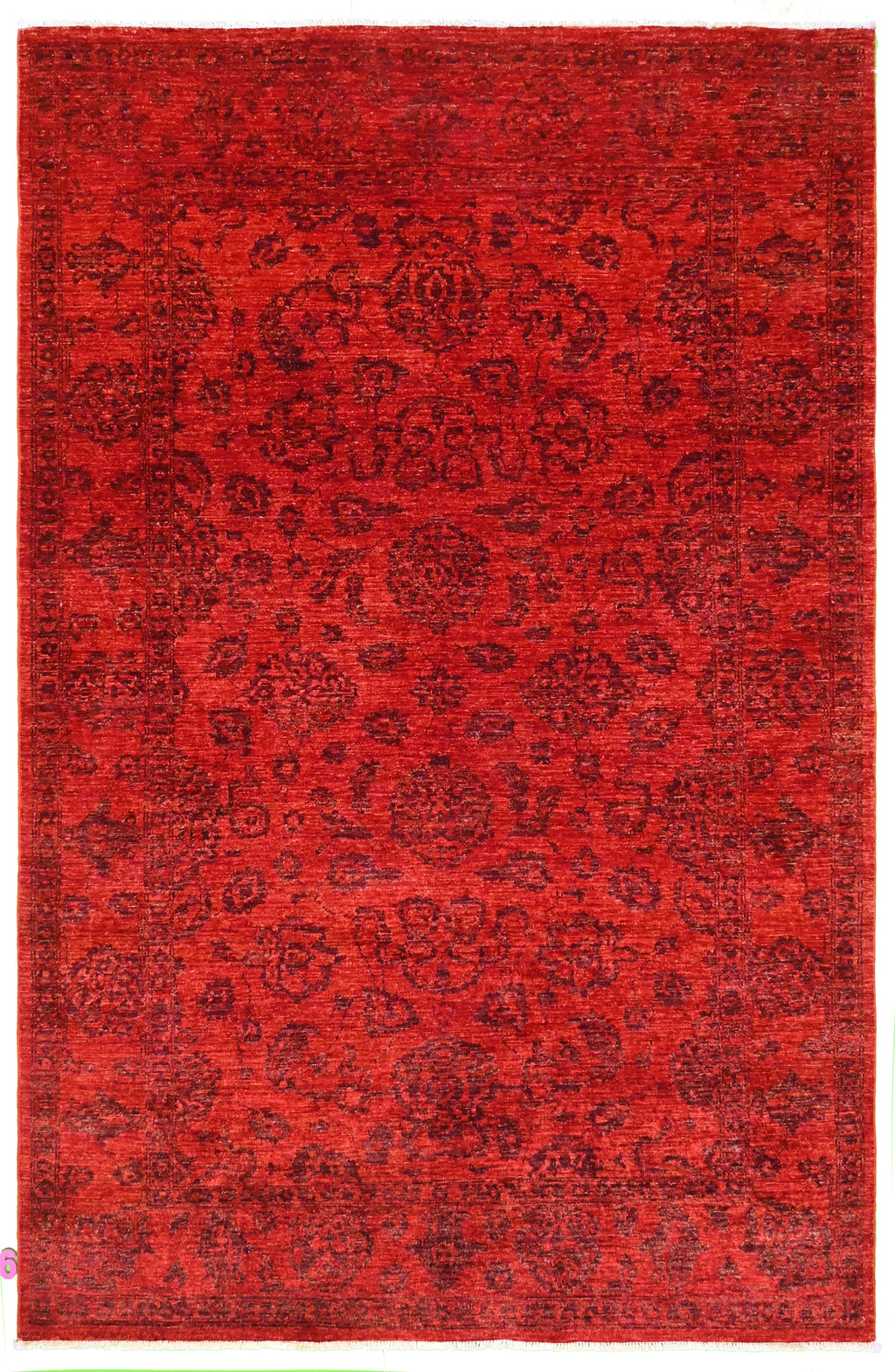 BordeauX Dust El Dokuma Yün Halı 272x177 cm