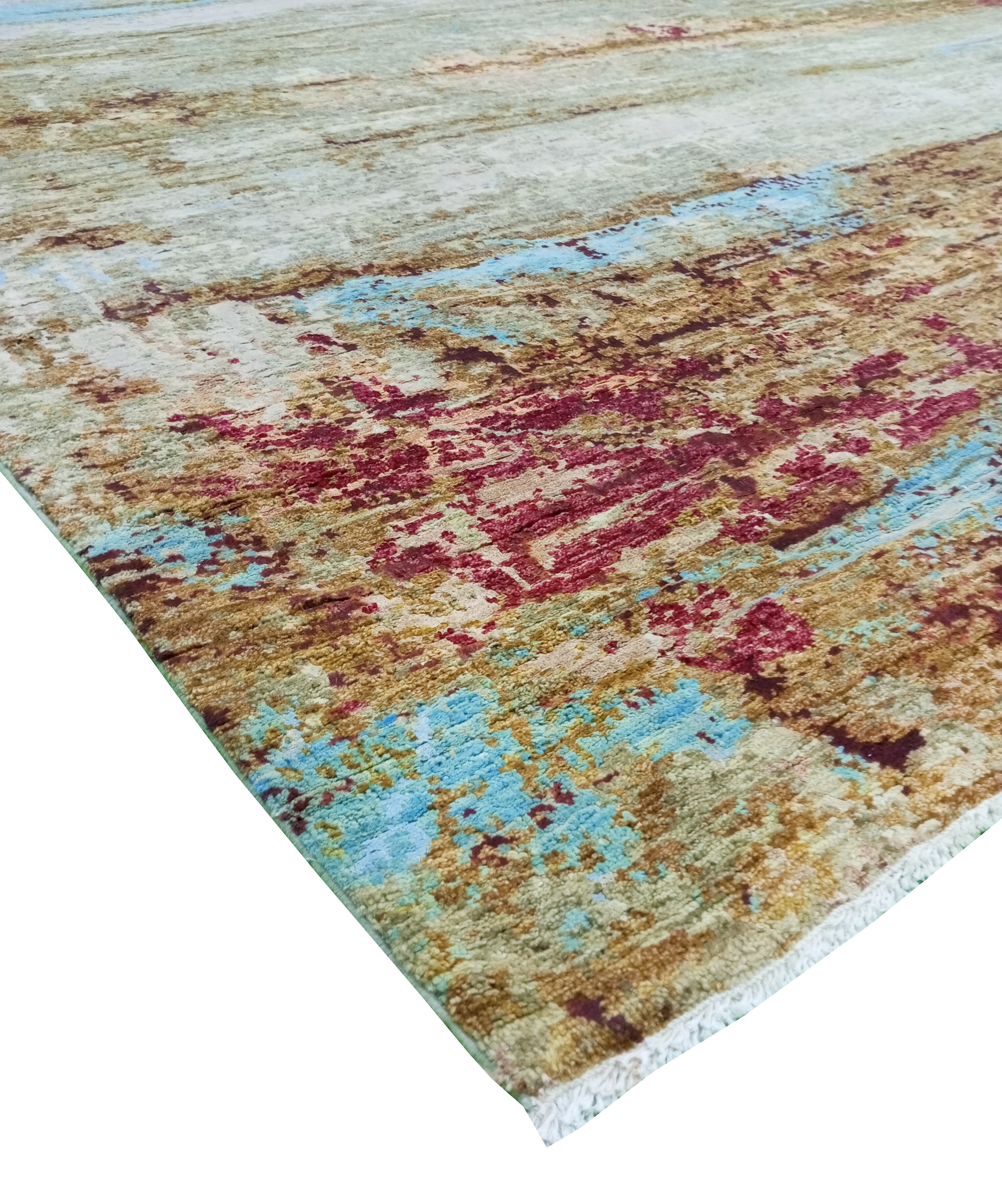 Aurora Drift El Dokuma Yün ve İpek Halı 311x242 cm