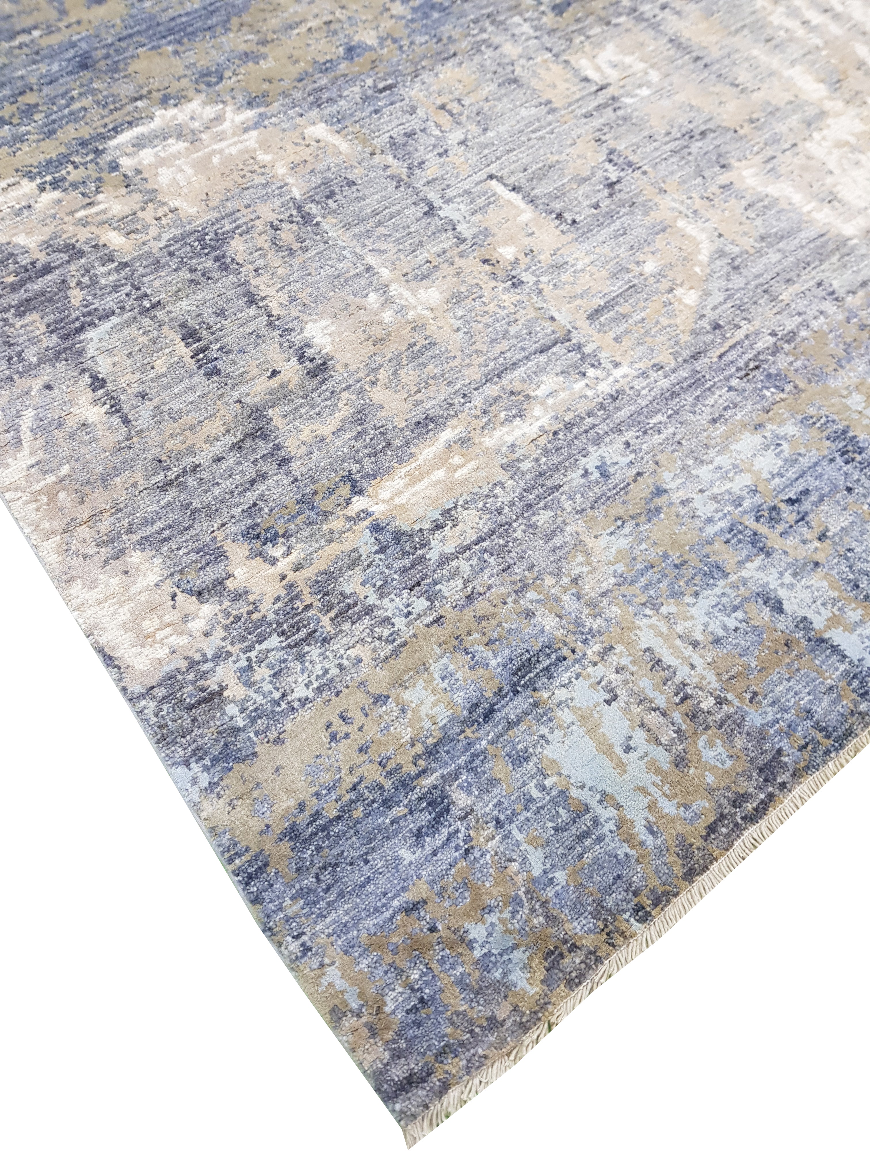 Velatura Hand-Woven Wool and Silk Carpet 314x246 cm