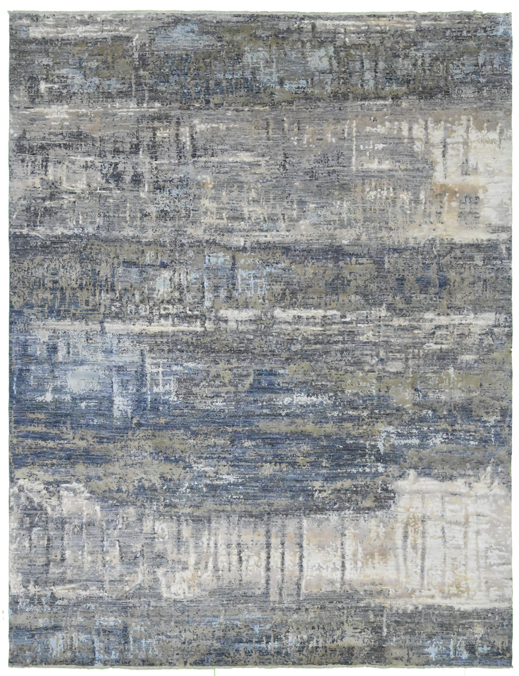 Velatura Hand-Woven Wool and Silk Carpet 314x246 cm