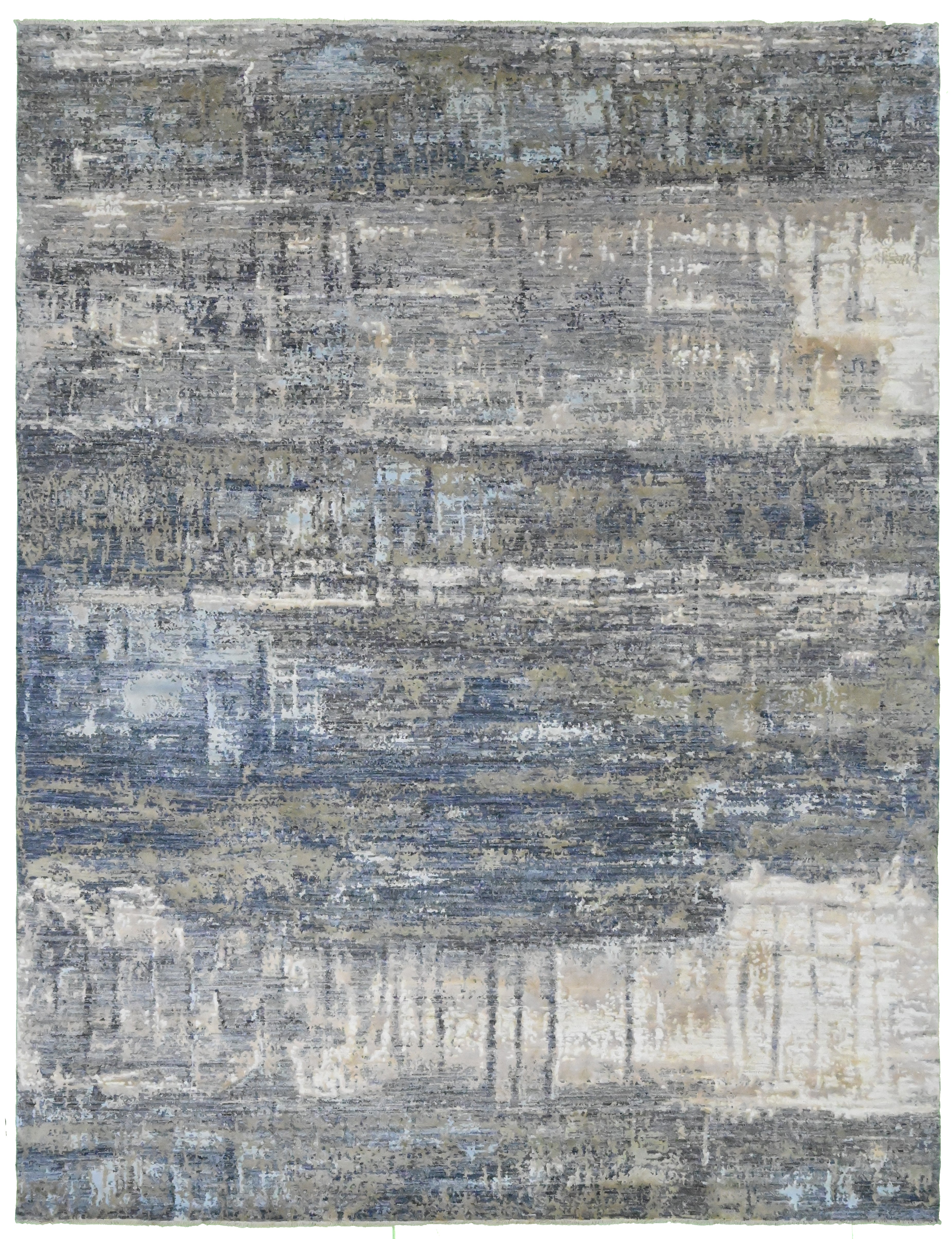 Velatura Hand-Woven Wool and Silk Carpet 314x246 cm