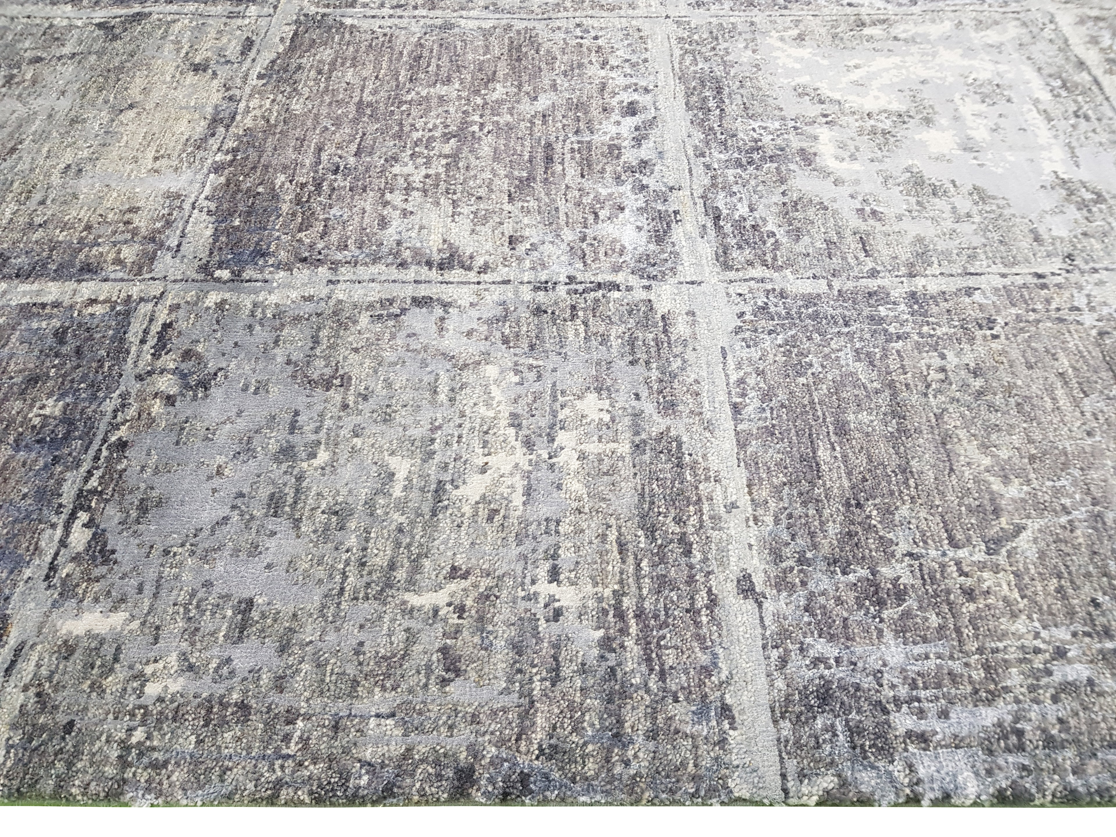 Grid El Dokuma Yün ve İpek Halı 310x245 cm