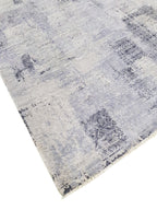 VorteX Hand-Woven Wool and Silk Carpet 186x121 cm