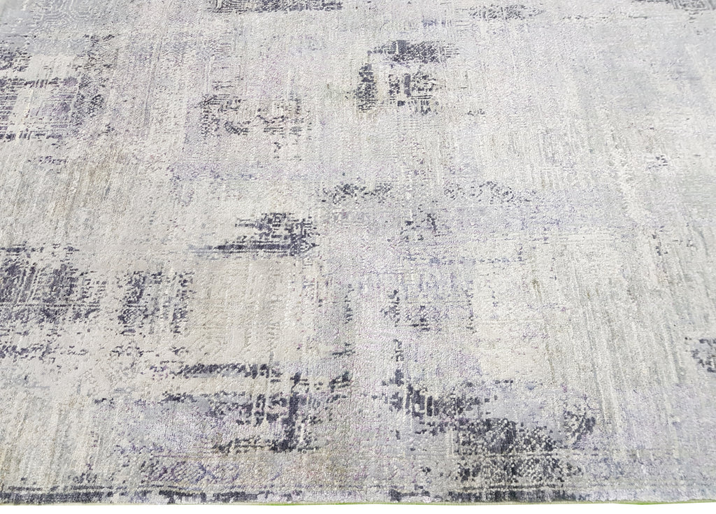 VorteX Hand-Woven Wool and Silk Carpet 186x121 cm