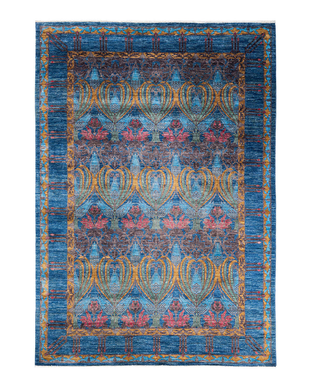 Burne El Dokuma Yün ve İpek Halı 265x187 cm