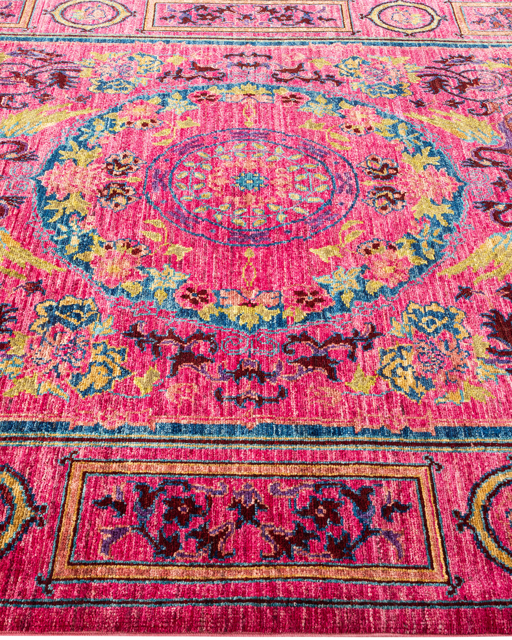 Calestia Fuchsia El Dokuma Yün Halı 221 x 154 cm