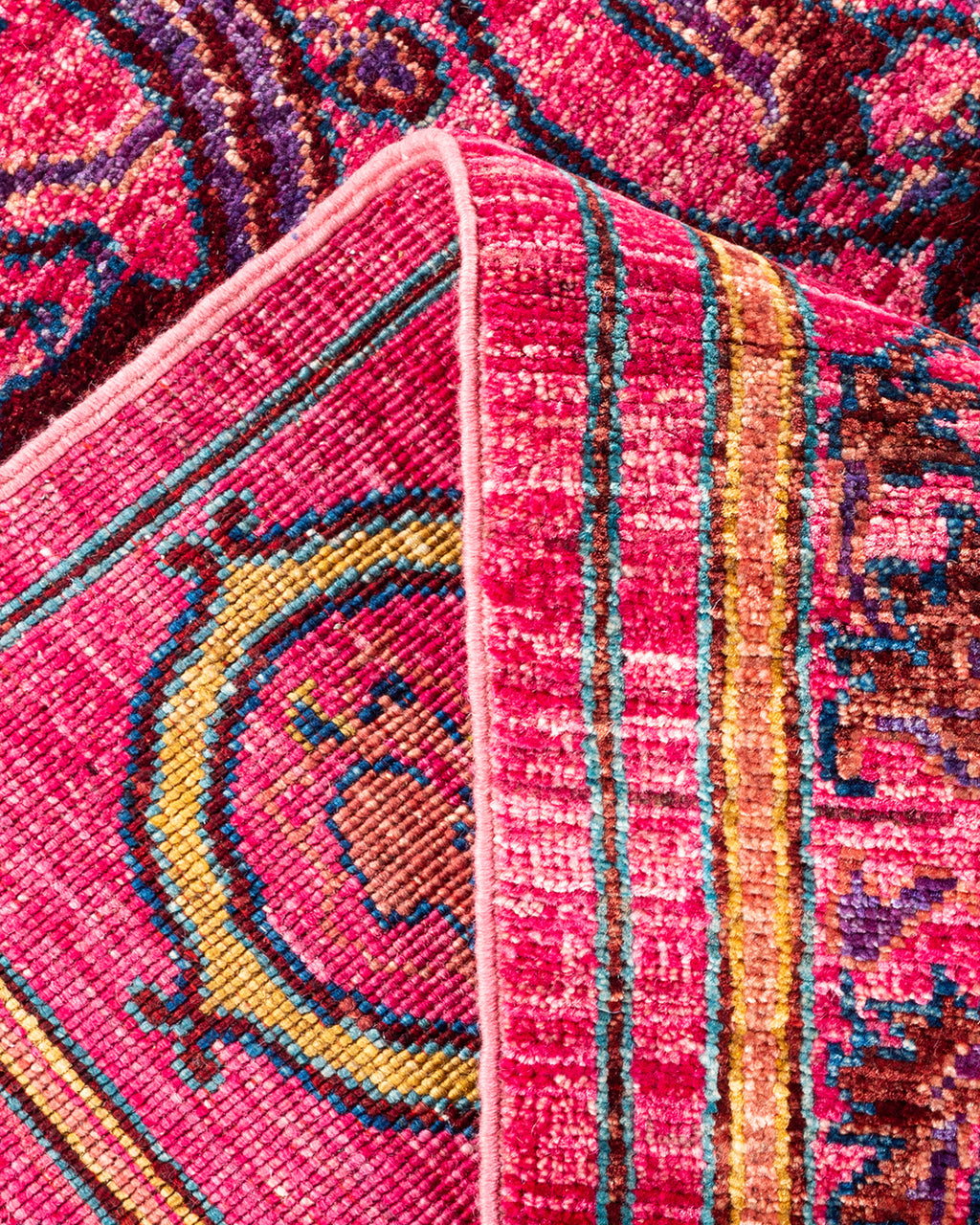 Calestia Fuchsia El Dokuma Yün Halı 221 x 154 cm