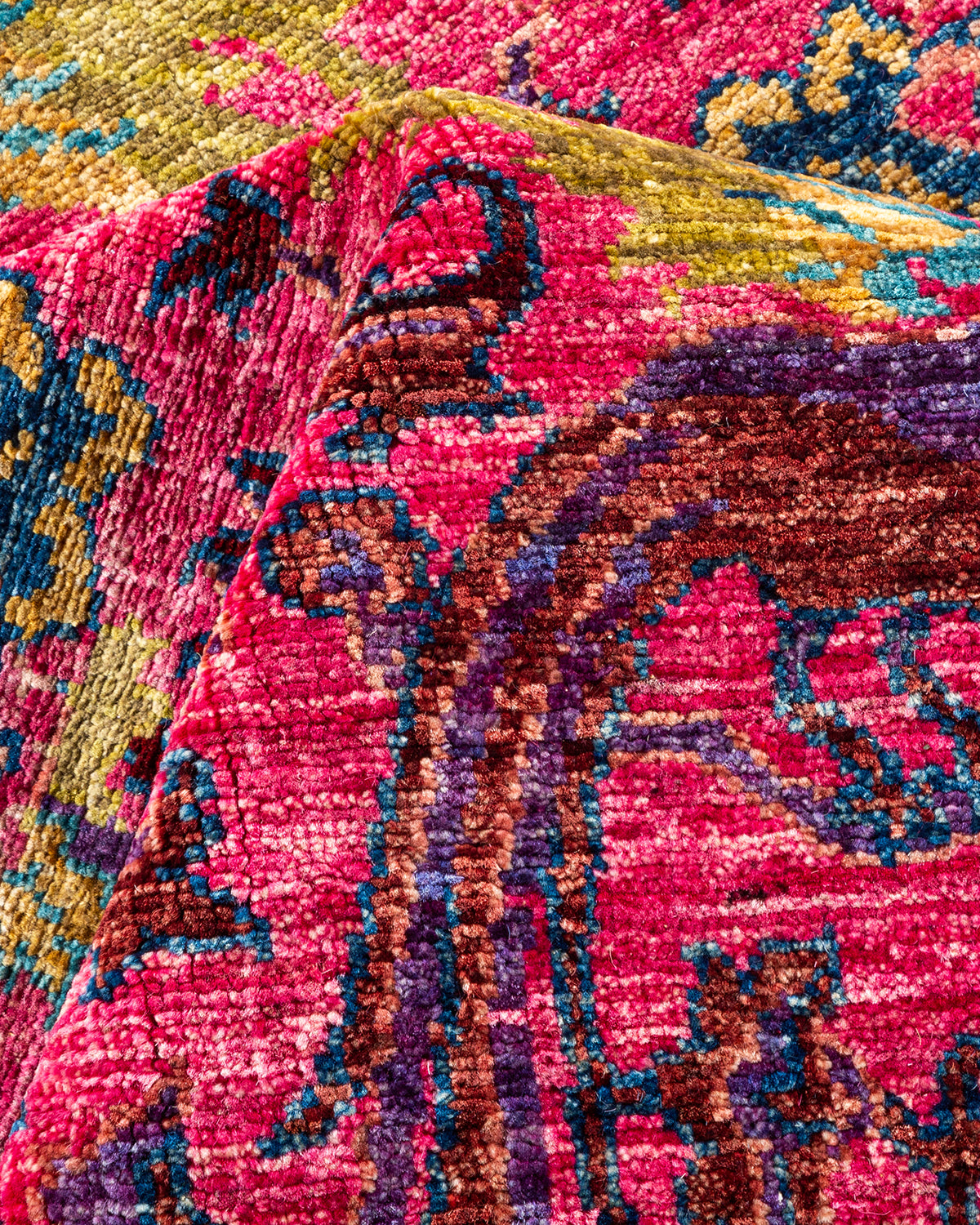 Calestia Fuchsia El Dokuma Yün Halı 221 x 154 cm