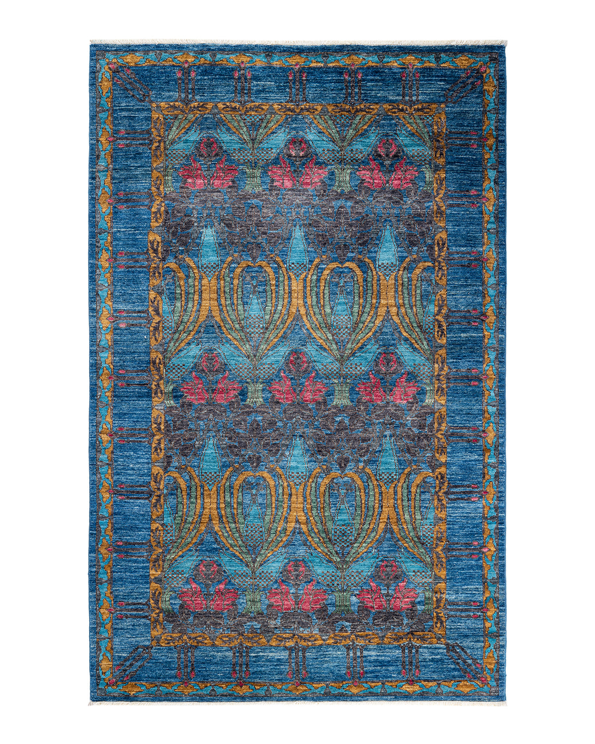 Burne El Dokuma Yün ve İpek Halı 234x149 cm