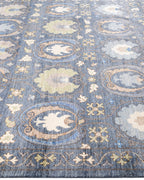 Shirin Hand-Woven Wool and Silk Carpet 273x182 cm