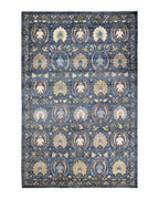 Shirin Hand-Woven Wool and Silk Carpet 273x182 cm