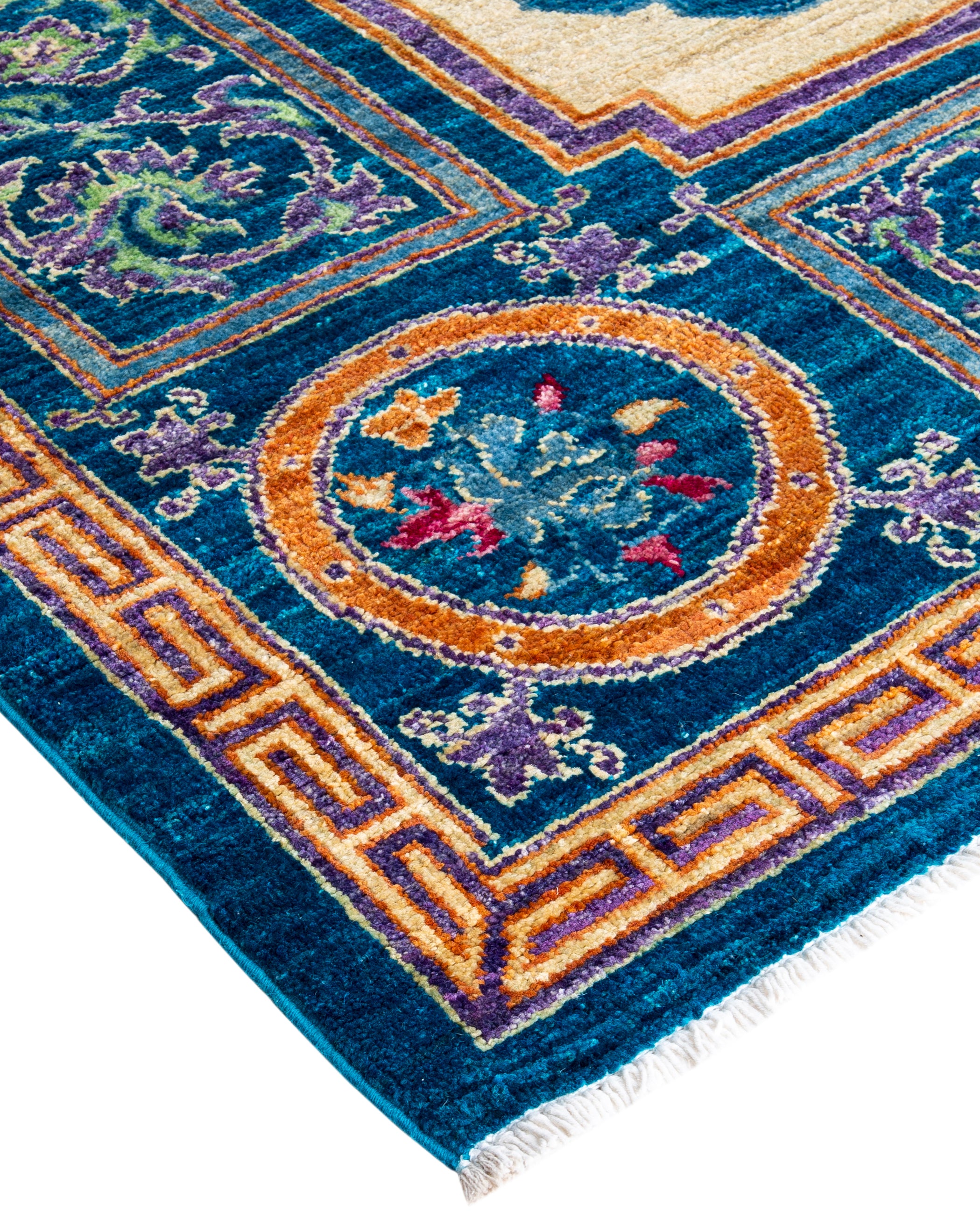 Calestia Azure El Dokuma Yün Halı 300 x 248 cm