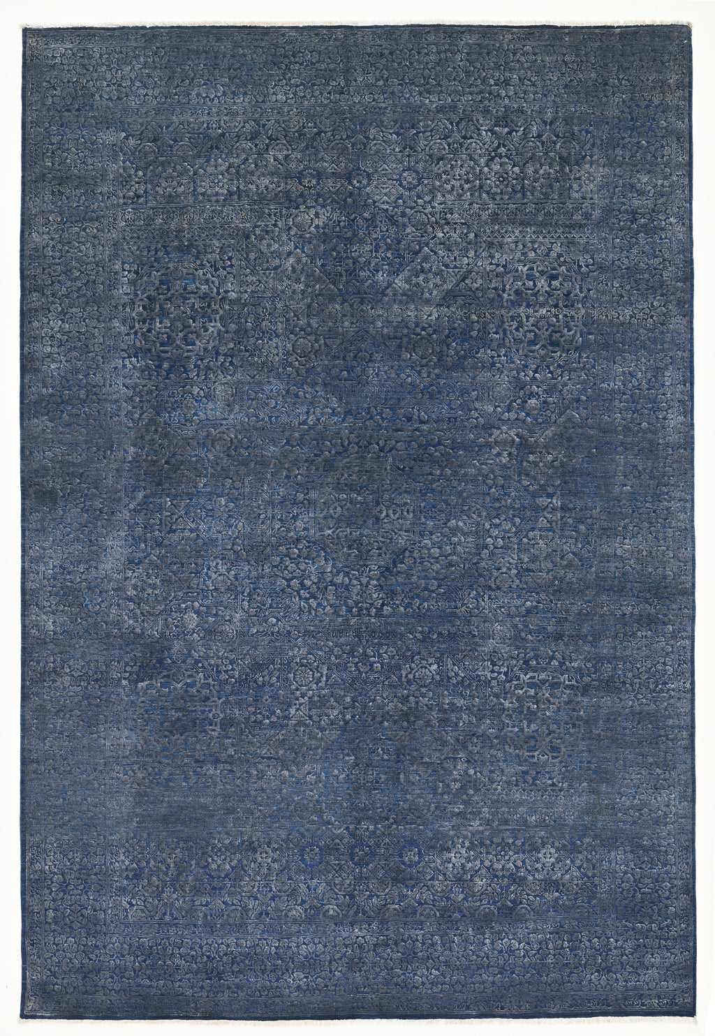 Elysium Blue El Dokuma Yün ve İpek Halı 294x198 cm