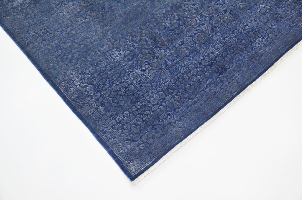 Elysium Blue El Dokuma Yün ve İpek Halı 294x198 cm