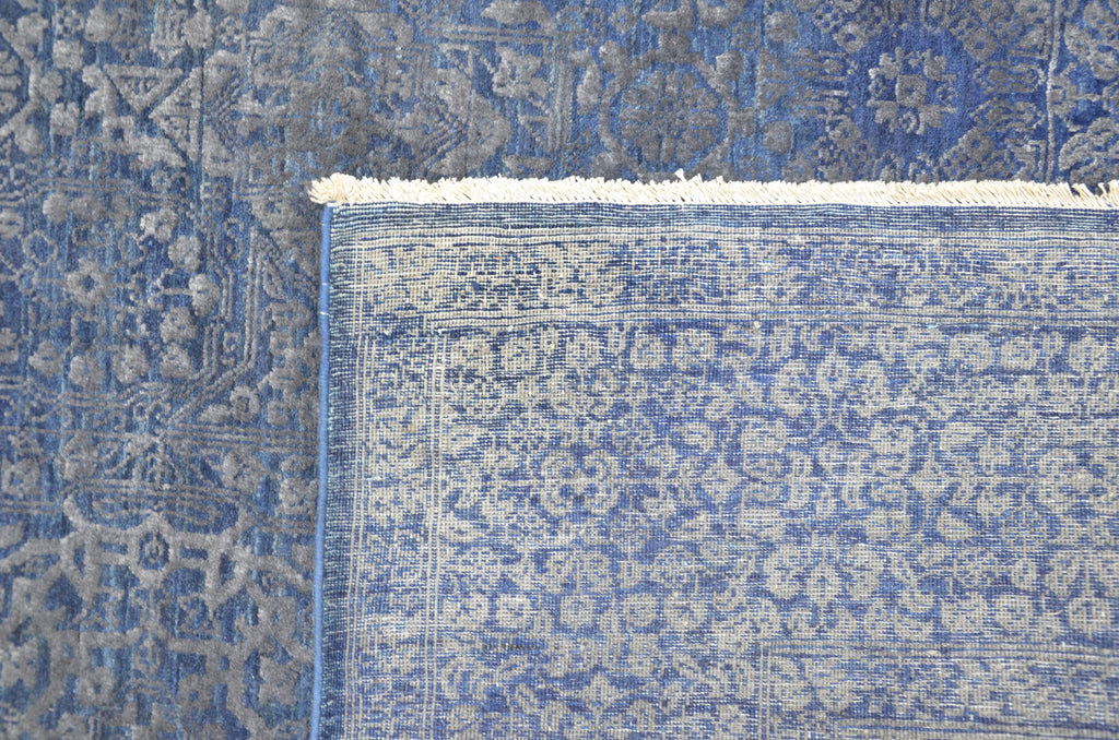 Elysium Blue El Dokuma Yün ve İpek Halı 294x198 cm