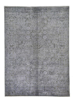 Ombrelle Hand-Woven Wool and Silk Carpet 233x176 cm