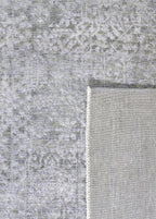 Ombrelle Hand-Woven Wool and Silk Carpet 233x176 cm